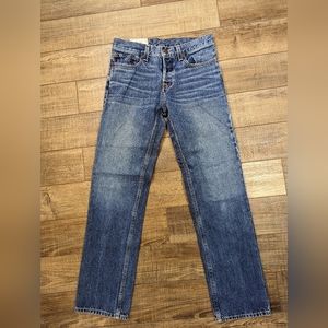 Hollister Men's Button Fly Classic Straight Denim Jeans Waist 28" x Length 30"